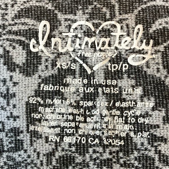 Free People Intimately Knit Floral Leggings - XS/S - Picture 5 of 5